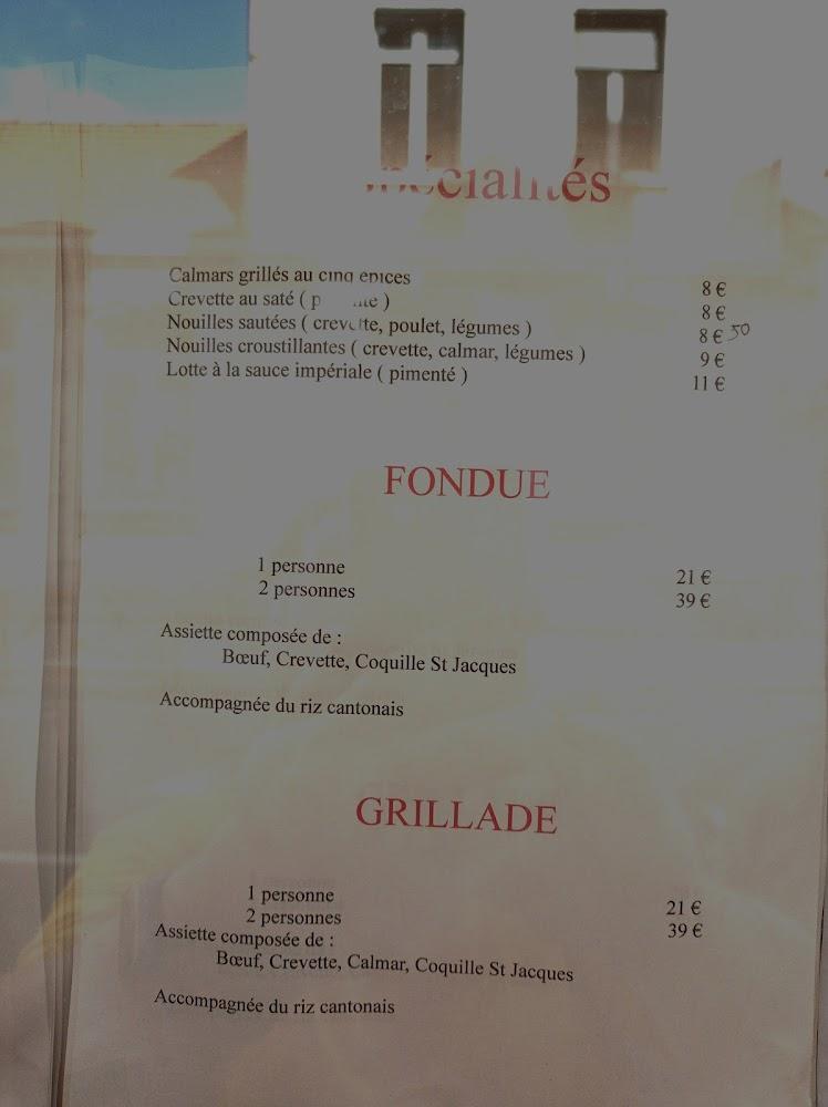 Restaurant Le Hong Kong - Menu Image 4